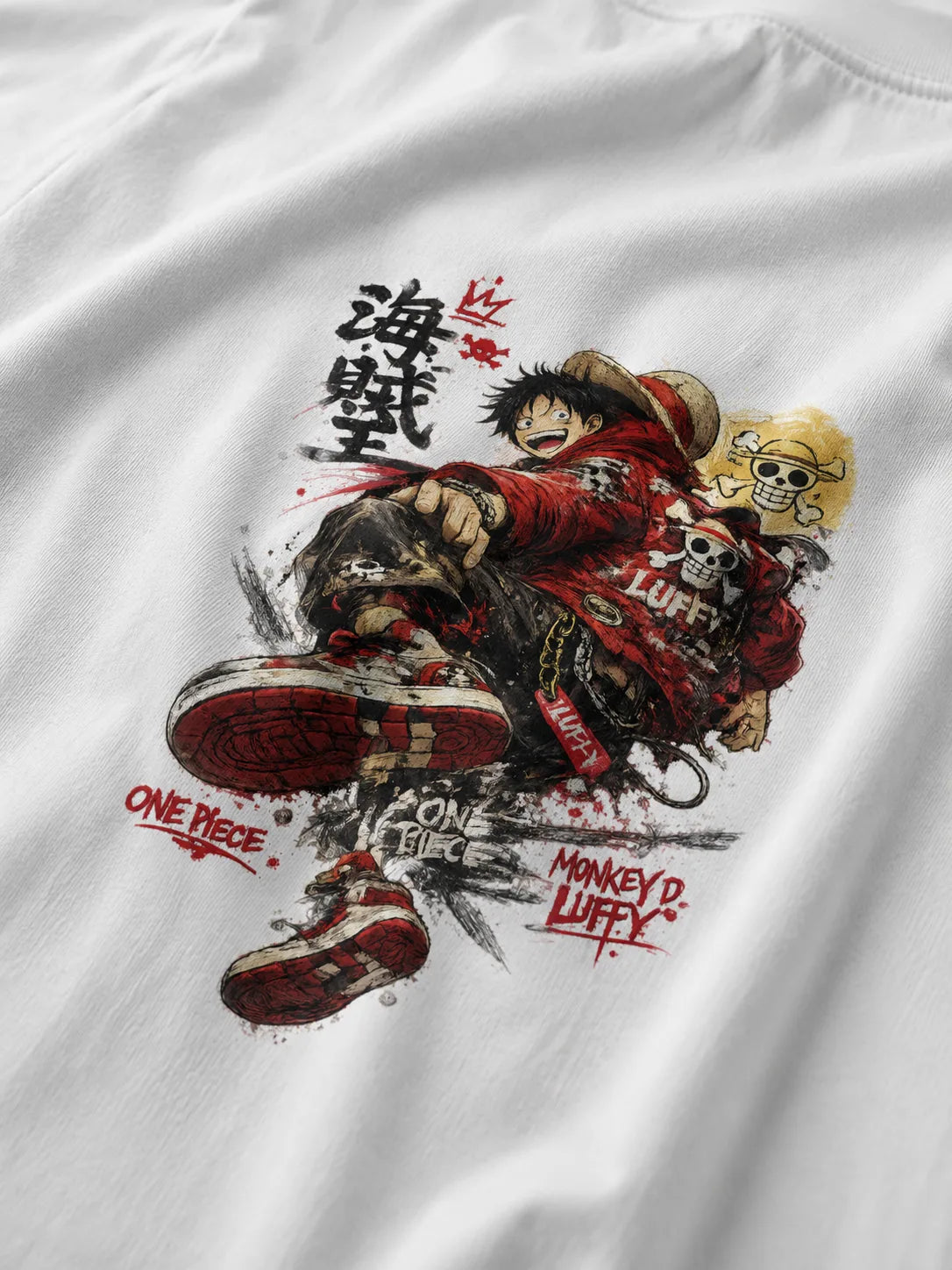 Monkey D. Luffy Streetwear Oversized T-Shirt