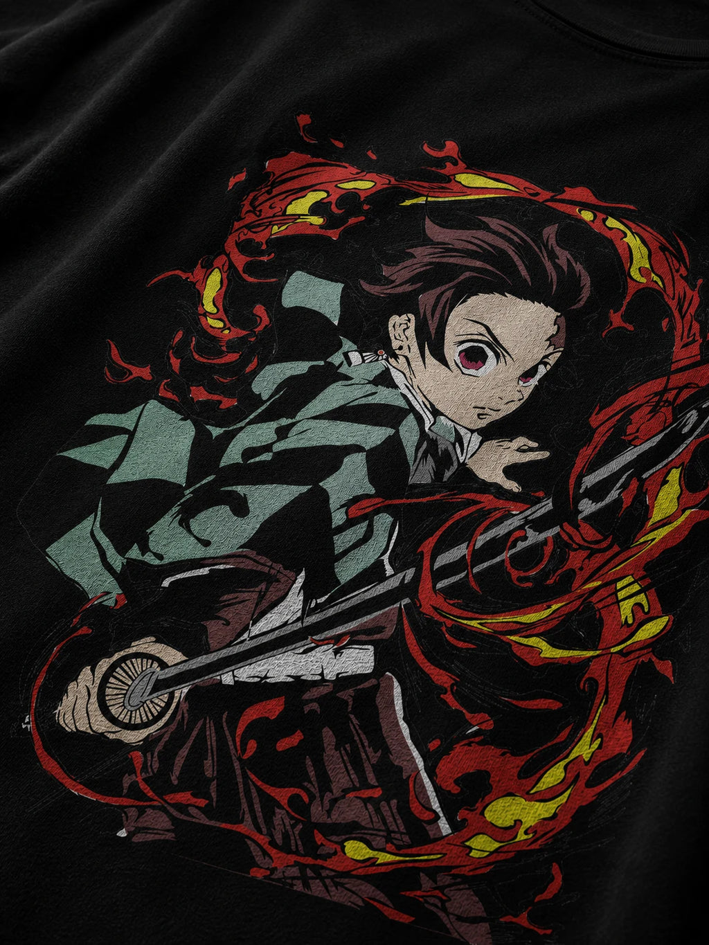 Tanjiro Kamado Flame Breathing Oversized T-Shirt