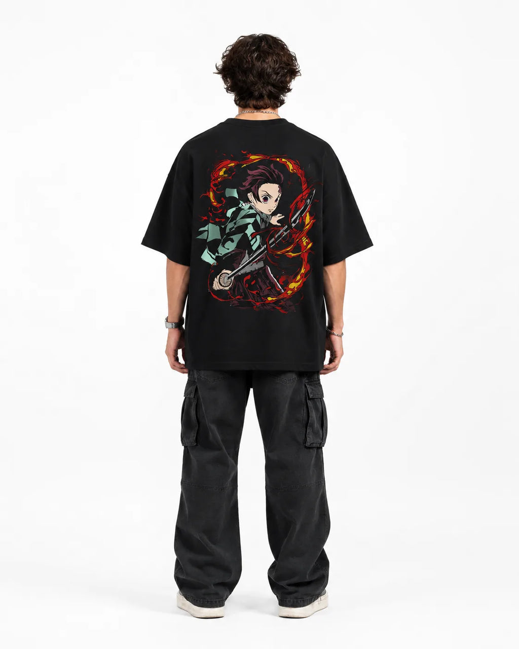 Tanjiro Kamado Flame Breathing Oversized T-Shirt