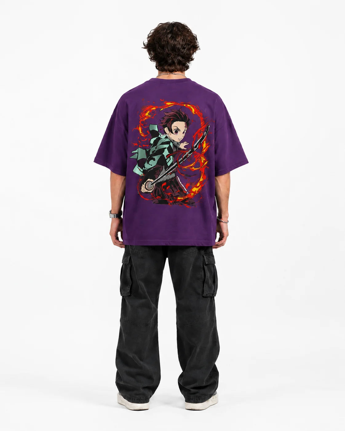 Tanjiro Kamado Flame Breathing Oversized T-Shirt
