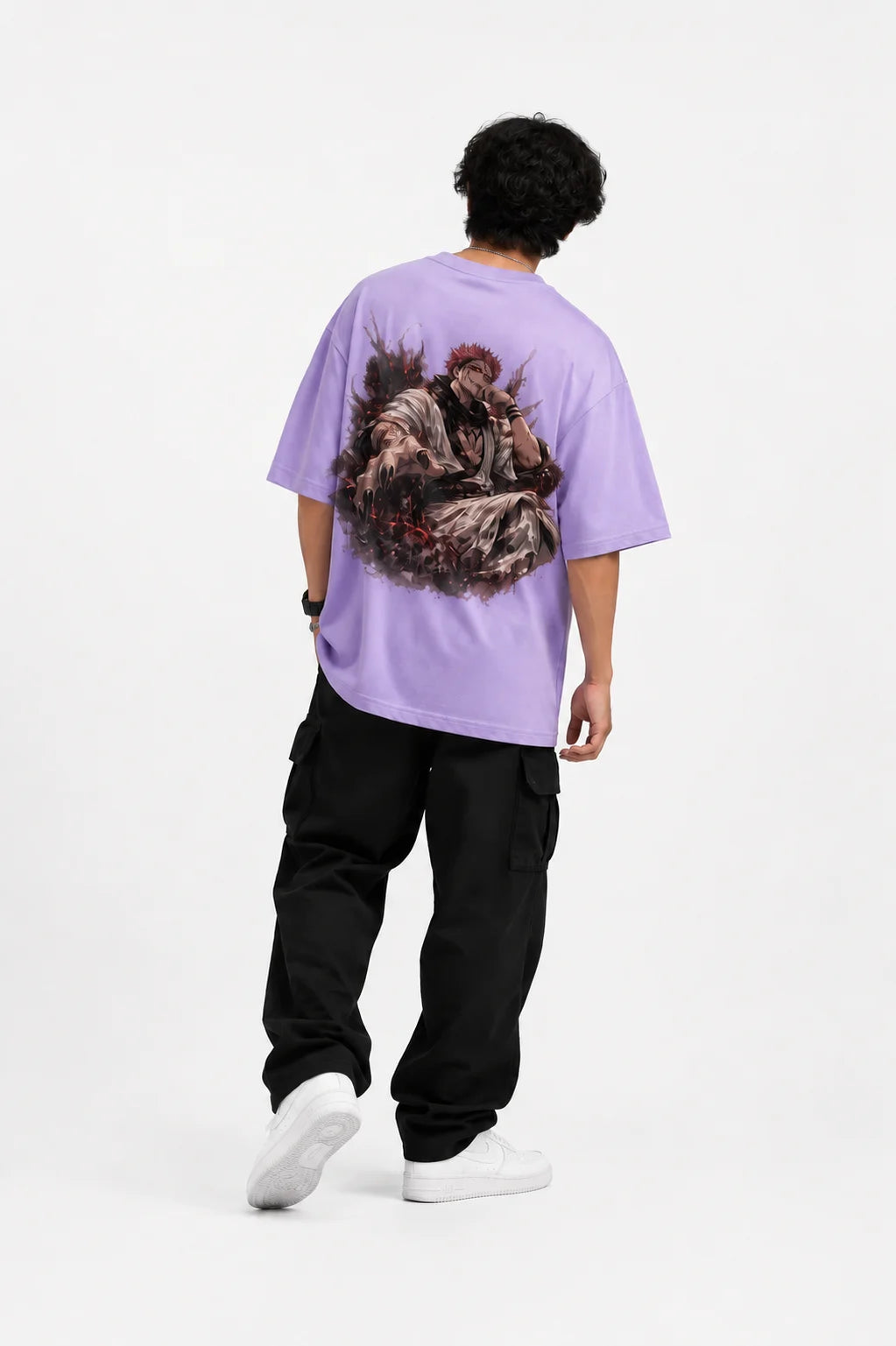 Ryomen Sukuna Oversized T-Shirt – King of Curses Anime Design