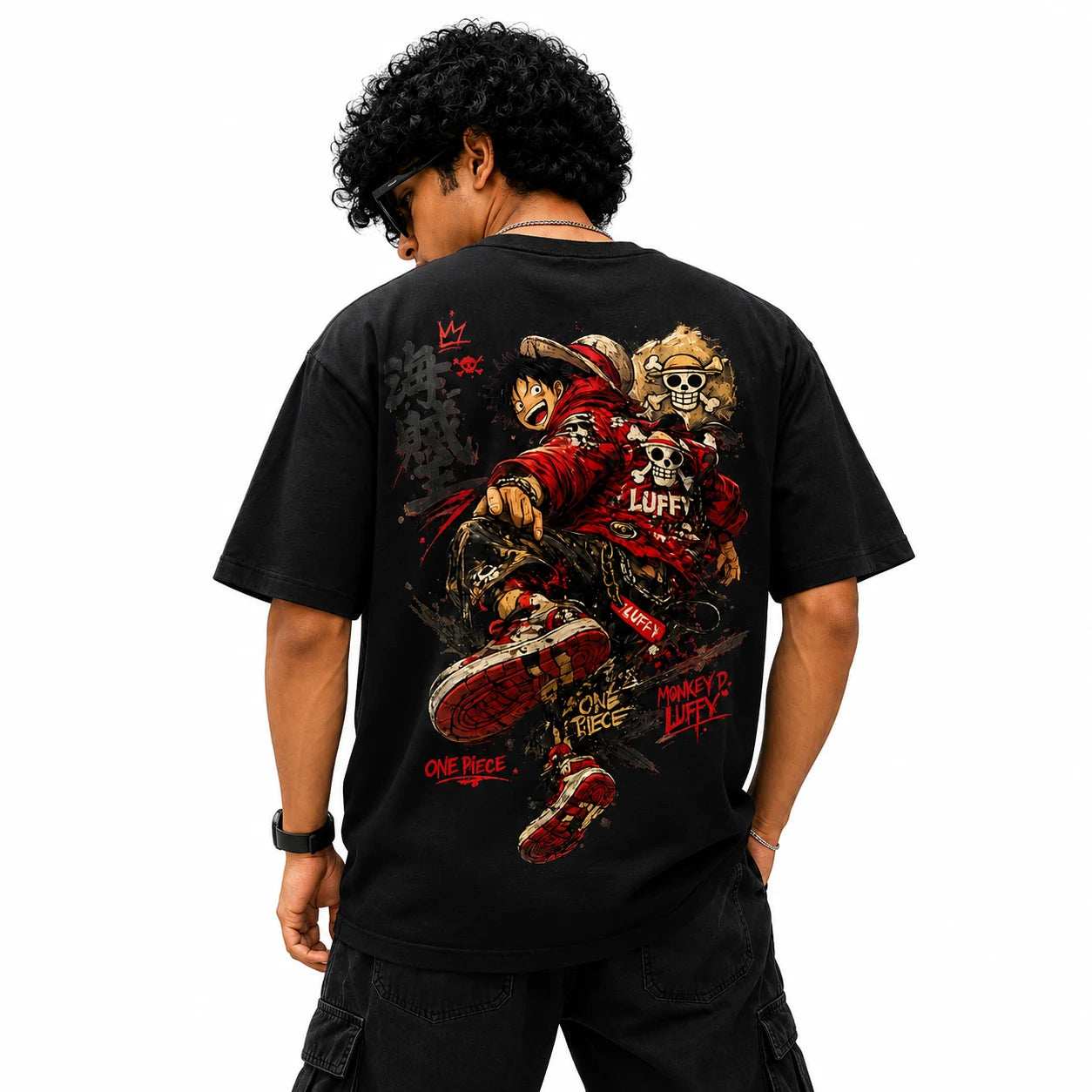 Monkey D. Luffy Streetwear Oversized T-Shirt