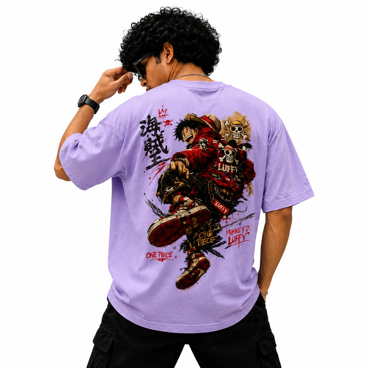 Monkey D. Luffy Streetwear Oversized T-Shirt