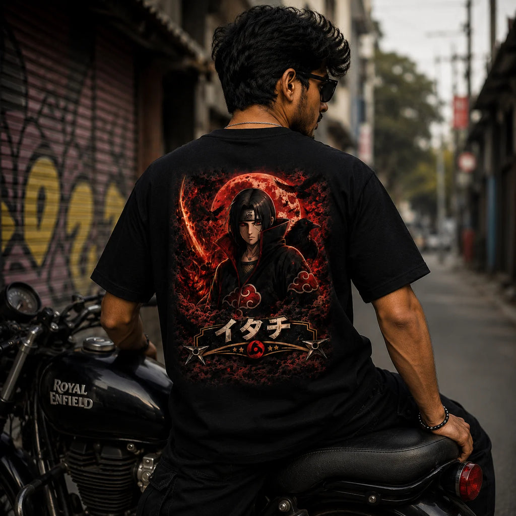 Itachi Moonfire Graphic Tee